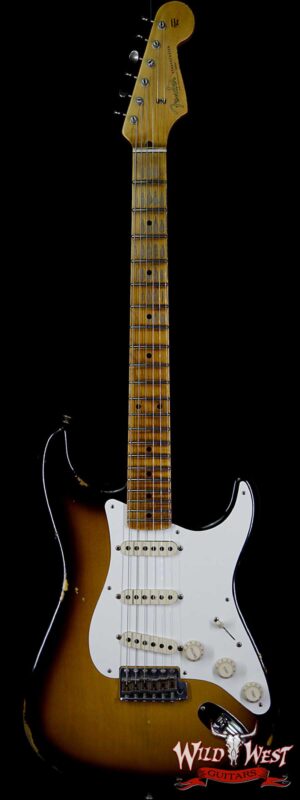 Fender Custom Shop 1957 Stratocaster Relic Maple Neck 2 Tone Sunburst