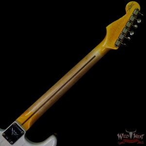 Fender Custom Shop 1957 Stratocaster Maple Neck Hand-Wound Pickups Relic Aged White Blonde - Image 5