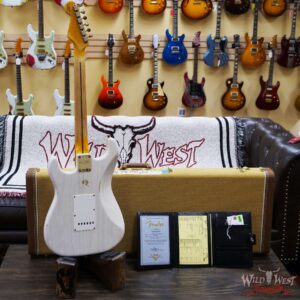 Fender Custom Shop 1957 Stratocaster Maple Neck Hand-Wound Pickups Relic Aged White Blonde - Image 9