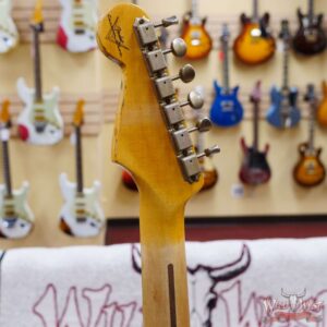 Fender Custom Shop 1957 Stratocaster Maple Neck Hand-Wound Pickups Relic Aged White Blonde - Image 10