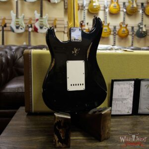 Fender Custom Shop 1957 Stratocaster Relic Maple Neck Black - Image 15