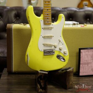 Fender Custom Shop 1957 Stratocaster Relic Maple Neck Graffiti Yellow - Image 12