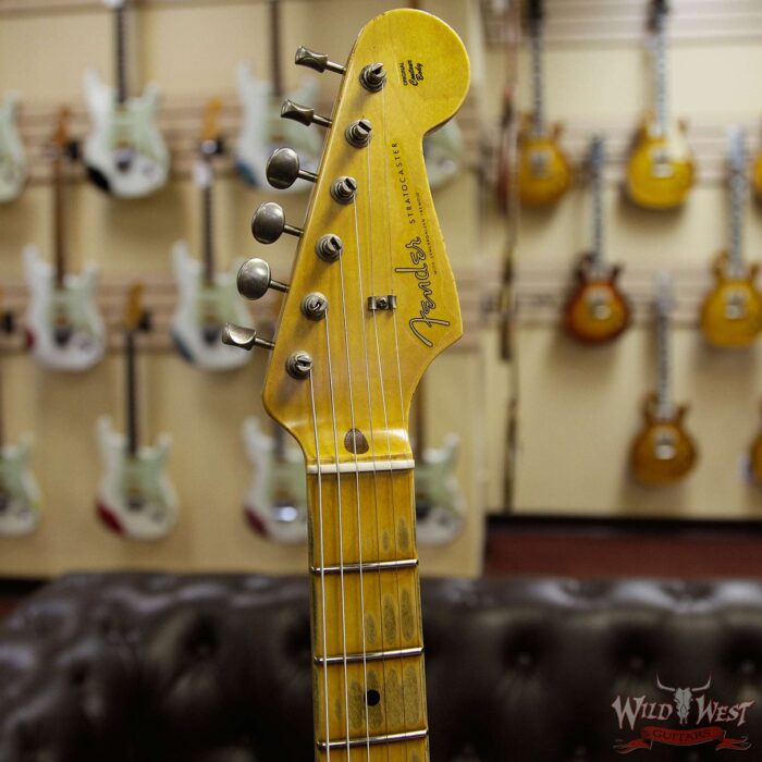 Fender Custom Shop 1957 Stratocaster Relic Maple Neck Graffiti Yellow - Image 7