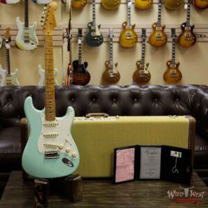 Fender Custom Shop 1957 Stratocaster Relic Maple Neck Surf Green - Image 11