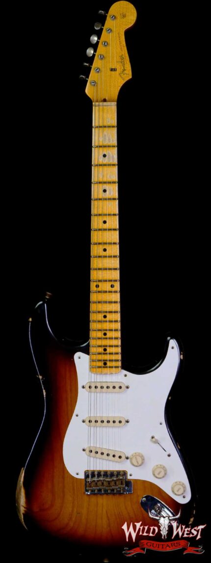 Fender Custom Shop 1957 Stratocaster Relic Ash Body Quartersawn Maple Neck 2 Tone Sunburst