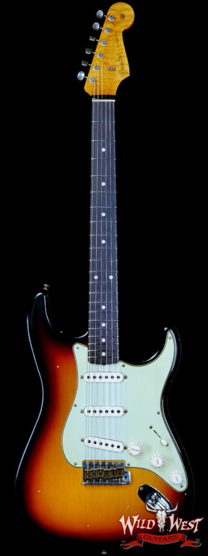 Fender Custom Shop Limited Edition 1959 59’ Special Stratocaster Flame Maple Neck Journeyman Relic Super Faded 3 Tone Sunburst
