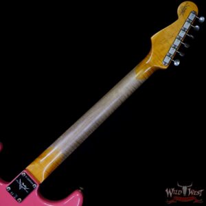 Fender Custom Shop Limited Edition 1959 59’ Special Stratocaster Flame Maple Neck Journeyman Relic Super Faded Fiesta Red - Image 5