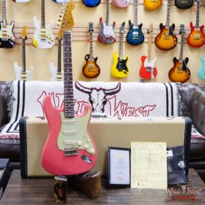 Fender Custom Shop Limited Edition 1959 59’ Special Stratocaster Flame Maple Neck Journeyman Relic Super Faded Fiesta Red - Image 6