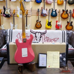 Fender Custom Shop Limited Edition 1959 59’ Special Stratocaster Flame Maple Neck Journeyman Relic Super Faded Fiesta Red - Image 10