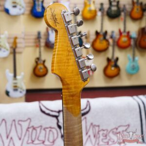 Fender Custom Shop Limited Edition 1959 59’ Special Stratocaster Flame Maple Neck Journeyman Relic Super Faded Fiesta Red - Image 11