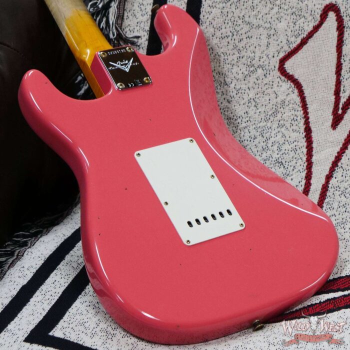 Fender Custom Shop Limited Edition 1959 59’ Special Stratocaster Flame Maple Neck Journeyman Relic Super Faded Fiesta Red - Image 12