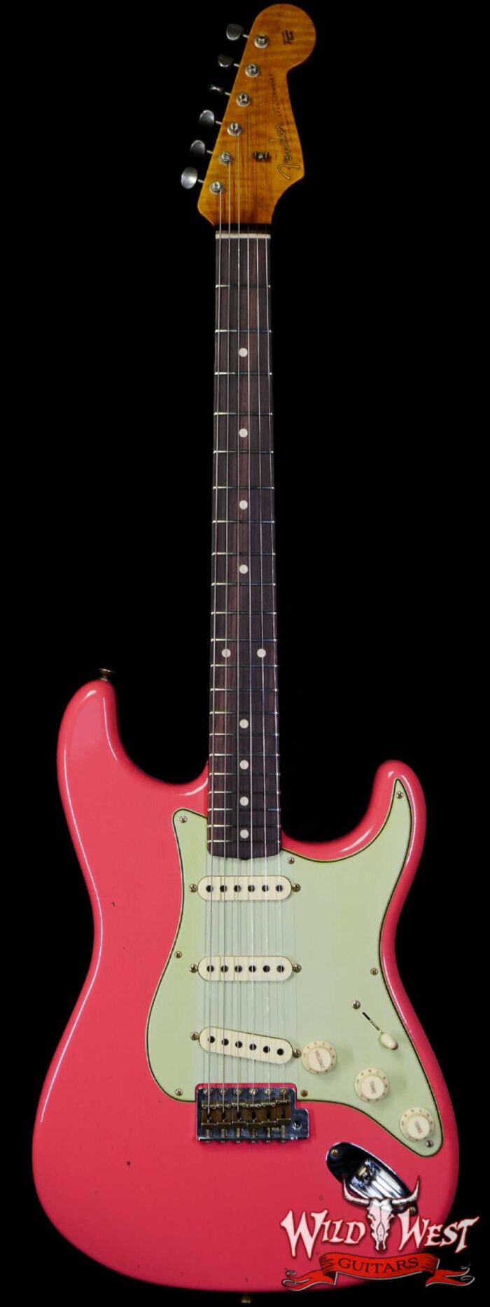 Fender Custom Shop Limited Edition 1959 59’ Special Stratocaster Flame Maple Neck Journeyman Relic Super Faded Fiesta Red - Image 1