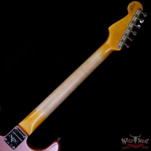 Fender Custom Shop 1959 Stratocaster AAA Rosewood Board Relic Faded Aged Burgundy Mist Metallic - Image 5