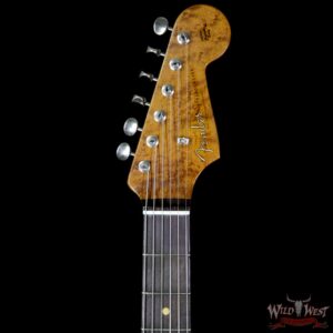 2017 NAMM Fender Custom Shop 30th Anniversary LTD 1960 Roasted Stratocaster Relic Faded Sonic Blue - Image 8