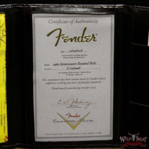 Fender Custom Shop 1960 Roasted Stratocaster Relic Birdseye Maple Neck Aged Black - Image 14
