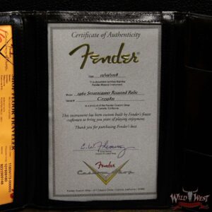 Fender Custom Shop 1960 Roasted Stratocaster Relic Birdseye Maple Neck AAA Rosewood Board Black - Image 15