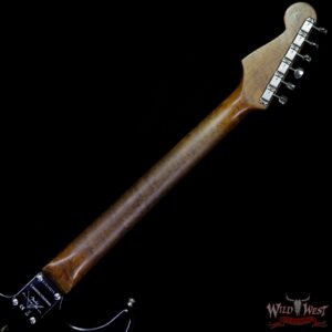 Fender Custom Shop 1960 Roasted Stratocaster Relic Birdseye Maple Neck AAA Rosewood Board Black - Image 10