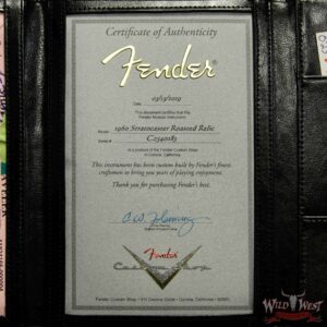Fender Custom Shop Roasted 1960 Stratocaster Relic AAA Birdseye Neck 3A Rosewood Slab Board Black - Image 12