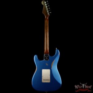 Fender Custom Shop 1960 Roasted Stratocaster Relic Birdseye Neck Rosewood Board Lake Placid Blue - Image 5