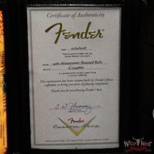 Fender Custom Shop 1960 Roasted Stratocaster Relic Birdseye Neck Rosewood Board Lake Placid Blue - Image 11