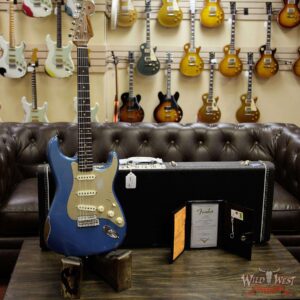 Fender Custom Shop 1960 Roasted Stratocaster Relic Birdseye Neck Rosewood Board Lake Placid Blue - Image 12