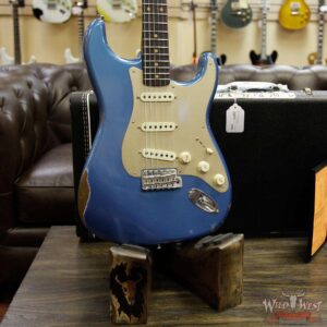 Fender Custom Shop 1960 Roasted Stratocaster Relic Birdseye Neck Rosewood Board Lake Placid Blue - Image 13