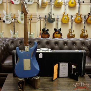 Fender Custom Shop 1960 Roasted Stratocaster Relic Birdseye Neck Rosewood Board Lake Placid Blue - Image 14