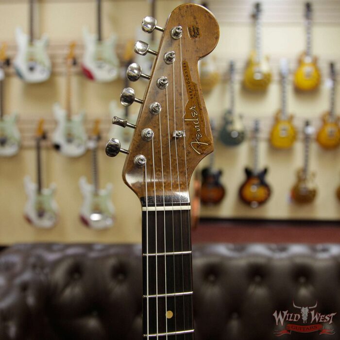 Fender Custom Shop 1960 Roasted Stratocaster Relic Birdseye Neck Rosewood Board Lake Placid Blue - Image 7