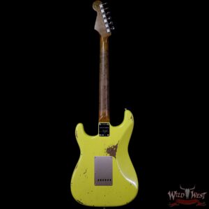 Fender Custom Shop 1960 Roasted Stratocaster Relic Birdseye Maple Neck AAA Rosewood Graffiti Yellow - Image 5