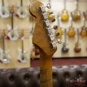 Fender Custom Shop 1960 Roasted Stratocaster Relic Birdseye Maple Neck AAA Rosewood Graffiti Yellow - Image 9