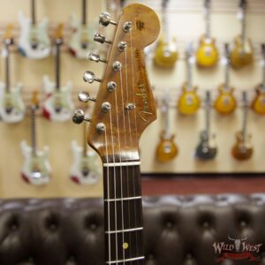 Fender Custom Shop 1960 Roasted Stratocaster Relic Birdseye Maple Neck AAA Rosewood Graffiti Yellow - Image 7