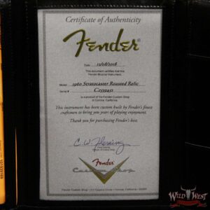 Fender Custom Shop 1960 Roasted Stratocaster Relic Birdseye Maple Neck Rosewood Fingerboard Sonic Blue - Image 11