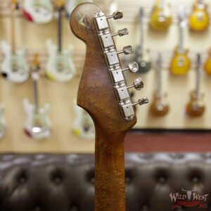 Fender Custom Shop 1960 Roasted Stratocaster Relic Birdseye Maple Neck Rosewood Fingerboard Sonic Blue - Image 9