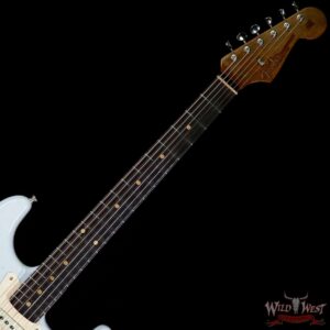 Fender Custom Shop 1960 Roasted Stratocaster Relic Birdseye Maple Neck Rosewood Fingerboard Sonic Blue - Image 8