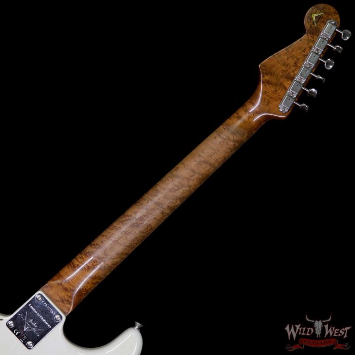 2017 NAMM Fender Custom Shop 30th Anniversary LTD 1960 Roasted Stratocaster Relic Aged Olympic White - Image 11