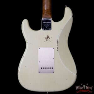 2017 NAMM Fender Custom Shop 30th Anniversary LTD 1960 Roasted Stratocaster Relic Aged Vintage White - Image 7