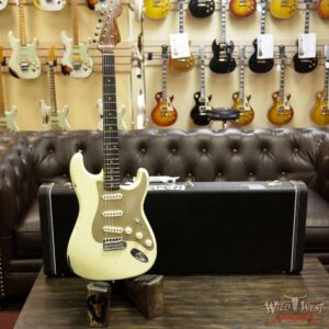 2017 NAMM Fender Custom Shop 30th Anniversary LTD 1960 Roasted Stratocaster Relic Aged Vintage White - Image 12