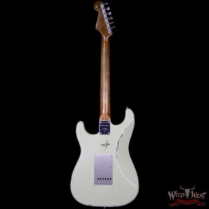 2017 NAMM Fender Custom Shop 30th Anniversary LTD 1960 Roasted Stratocaster Relic Aged Vintage White - Image 6
