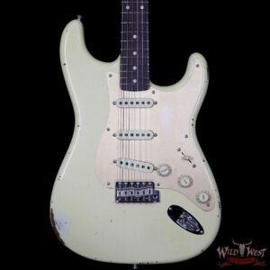 2017 NAMM Fender Custom Shop 30th Anniversary LTD 1960 Roasted Stratocaster Relic Aged Vintage White - Image 3