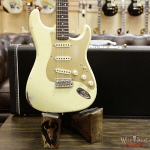 2017 NAMM Fender Custom Shop 30th Anniversary LTD 1960 Roasted Stratocaster Relic Aged Vintage White - Image 13