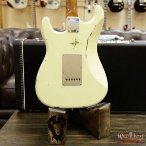 2017 NAMM Fender Custom Shop 30th Anniversary LTD 1960 Roasted Stratocaster Relic Aged Vintage White - Image 15