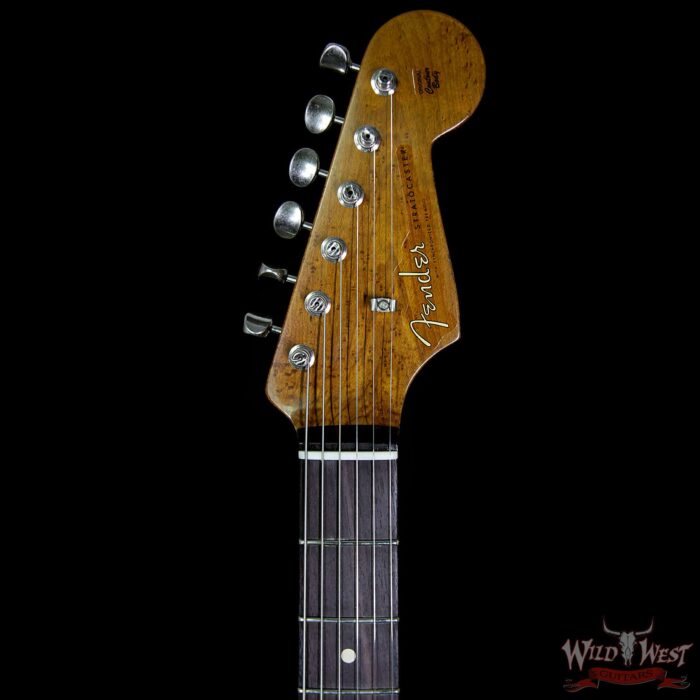 2017 NAMM Fender Custom Shop 30th Anniversary LTD 1960 Roasted Stratocaster Relic Aged Vintage White - Image 8