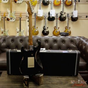 2017 NAMM Fender Custom Shop 30th Anniversary LTD 1960 Roasted Stratocaster Relic Aged Black - Image 14