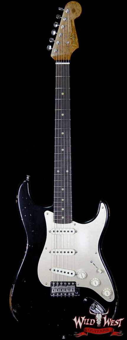 2017 NAMM Fender Custom Shop 30th Anniversary LTD 1960 Roasted Stratocaster Relic Aged Black