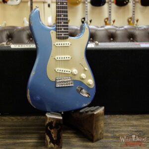 2017 NAMM Fender Custom Shop 30th Anniversary LTD 1960 Roasted Stratocaster Relic Lake Placid Blue - Image 13