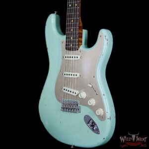 2017 NAMM Fender Custom Shop 30th Anniversary LTD 1960 Roasted Stratocaster Relic Aged Surf Green - Image 2