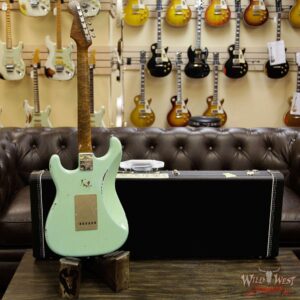2017 NAMM Fender Custom Shop 30th Anniversary LTD 1960 Roasted Stratocaster Relic Aged Surf Green - Image 14