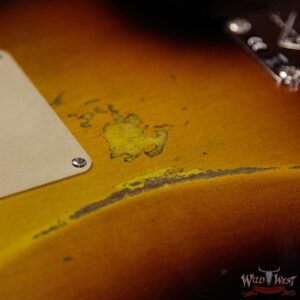 Fender Custom Shop Roasted 1960 Stratocaster Relic Birdseye Maple Neck AAA Rosewood Slab Board 3 Tone Sunburst - Image 14