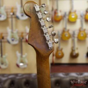 Fender Custom Shop Roasted 1960 Stratocaster Relic Birdseye Neck AAA Rosewood Slab Board 3 Tone Sunburst - Image 7