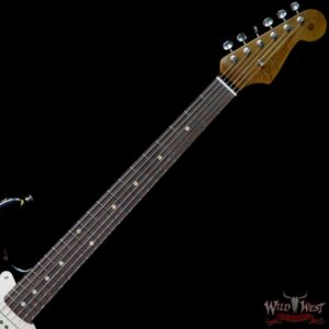 Fender Custom Shop Roasted 1960 Stratocaster Relic Birdseye Neck AAA Rosewood Slab Board 3 Tone Sunburst - Image 6